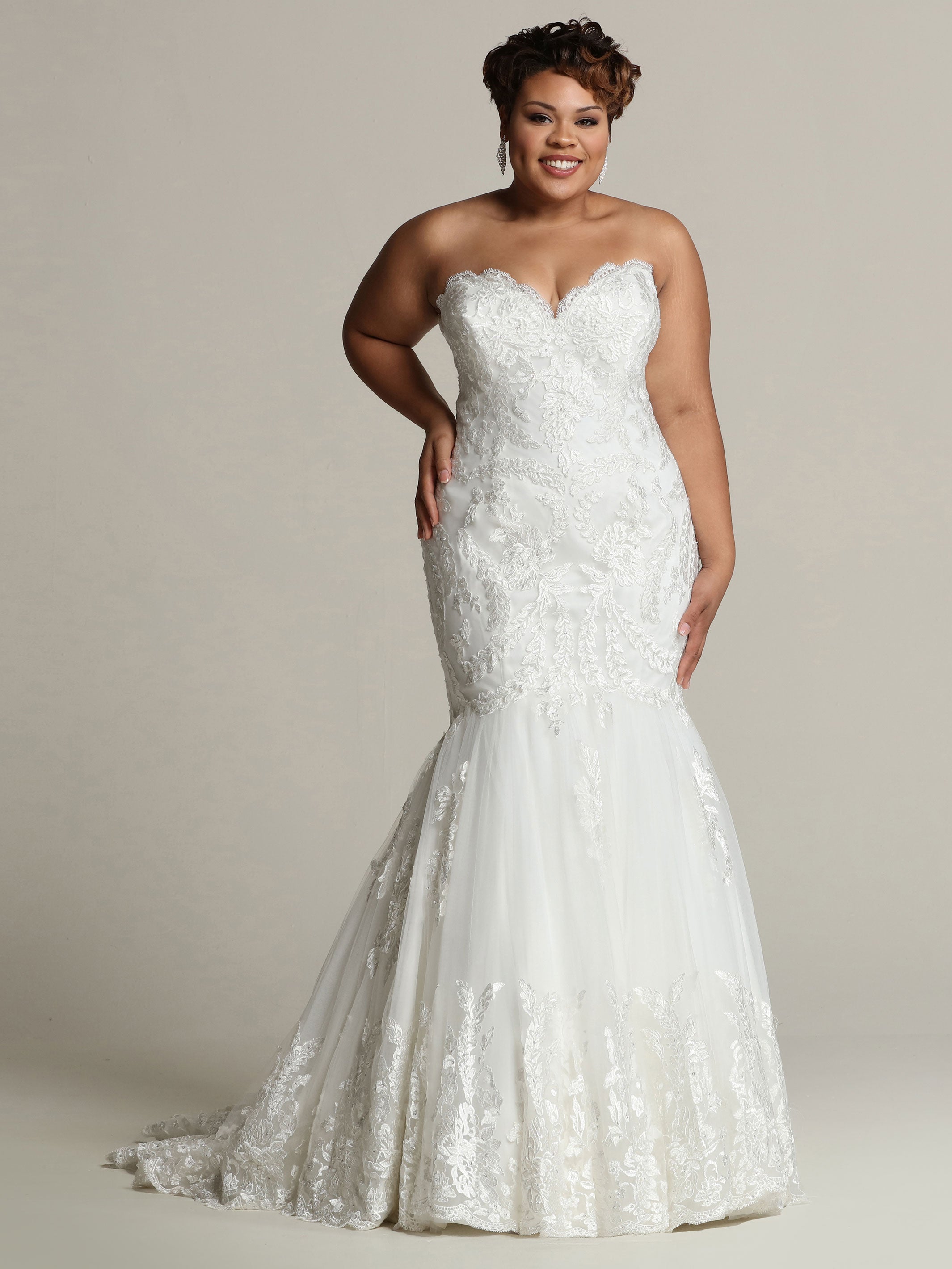 Beaded mermaid wedding dress best sale