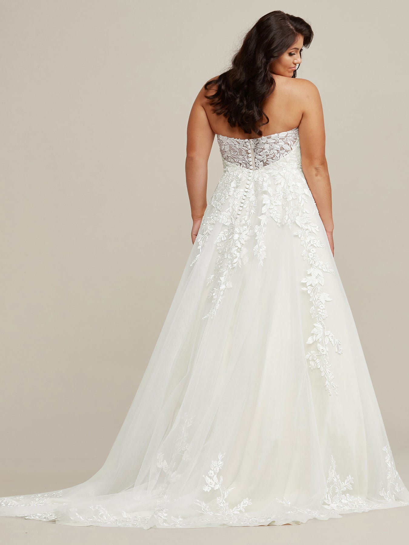 Emerson Strapless A-Line Wedding Dress - Avery Austin