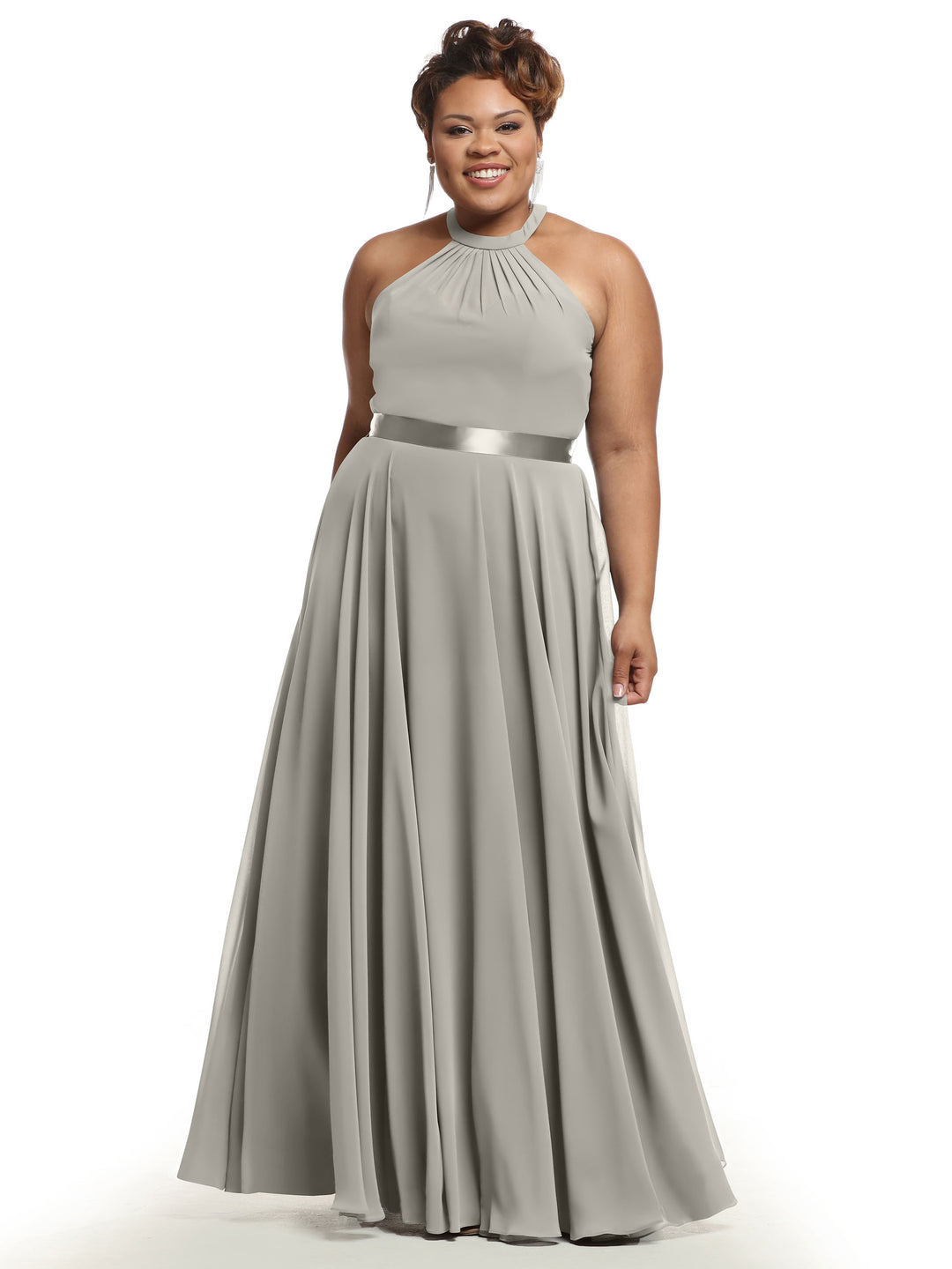 Plus-Size Bridesmaid Dresses in Pink - Avery Austin